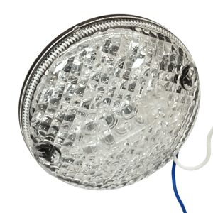 REAR FOG INDICATOR LAMP LED CLEAR LENS 12V