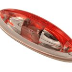 JOKON END OUTLINE MARKER LAMP WHITE BASE METALLIC COVER 12V