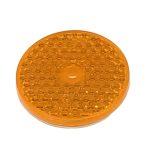 JOKON R86 REFLECTOR ROUND AMBER (CARD OF 10)
