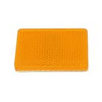 AJBA R170 REFLECTOR RECTANGLE SELF ADHESIVE AMBER (CARD OF 10)