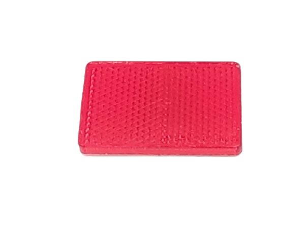 REFLECTOR RECTANGLE SELF ADHESIVE RED R170 (CARD OF 10)