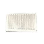 AJBA R170 REFLECTOR RECTANGLE SELF ADHESIVE WHITE (CARD OF 10)