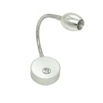 LUXVISION FLEXI SPOT LED TOUCH SWITCHED SILVER 9-33V