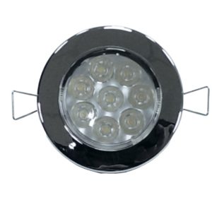 LAMP 8 LED CHROME 12V