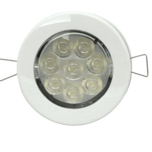 LAMP 8 LED WHITE 12V