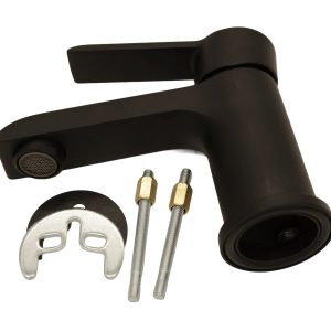 CARAFLO VENTURA BLACK BASIN MIXER TAP
