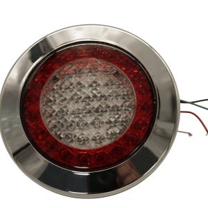 JOKON STOP/TAIL/DI 155MM CHROME BEZEL LED 12V